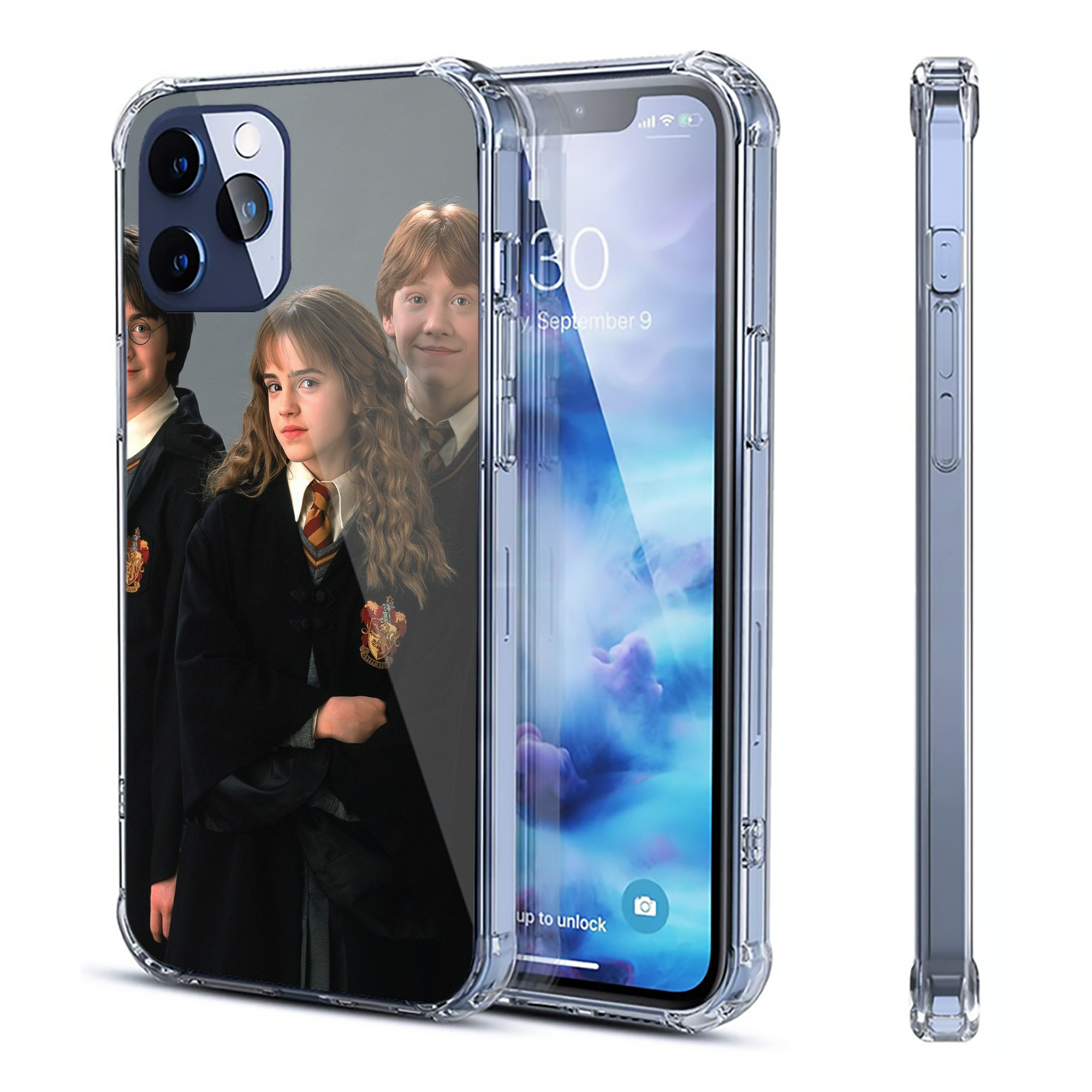 （画像用） Harry Potter ハリー・ポッターシリーズ 【iPhone 12シリーズ対応】透明スマホケース（クリアソフトケース）
